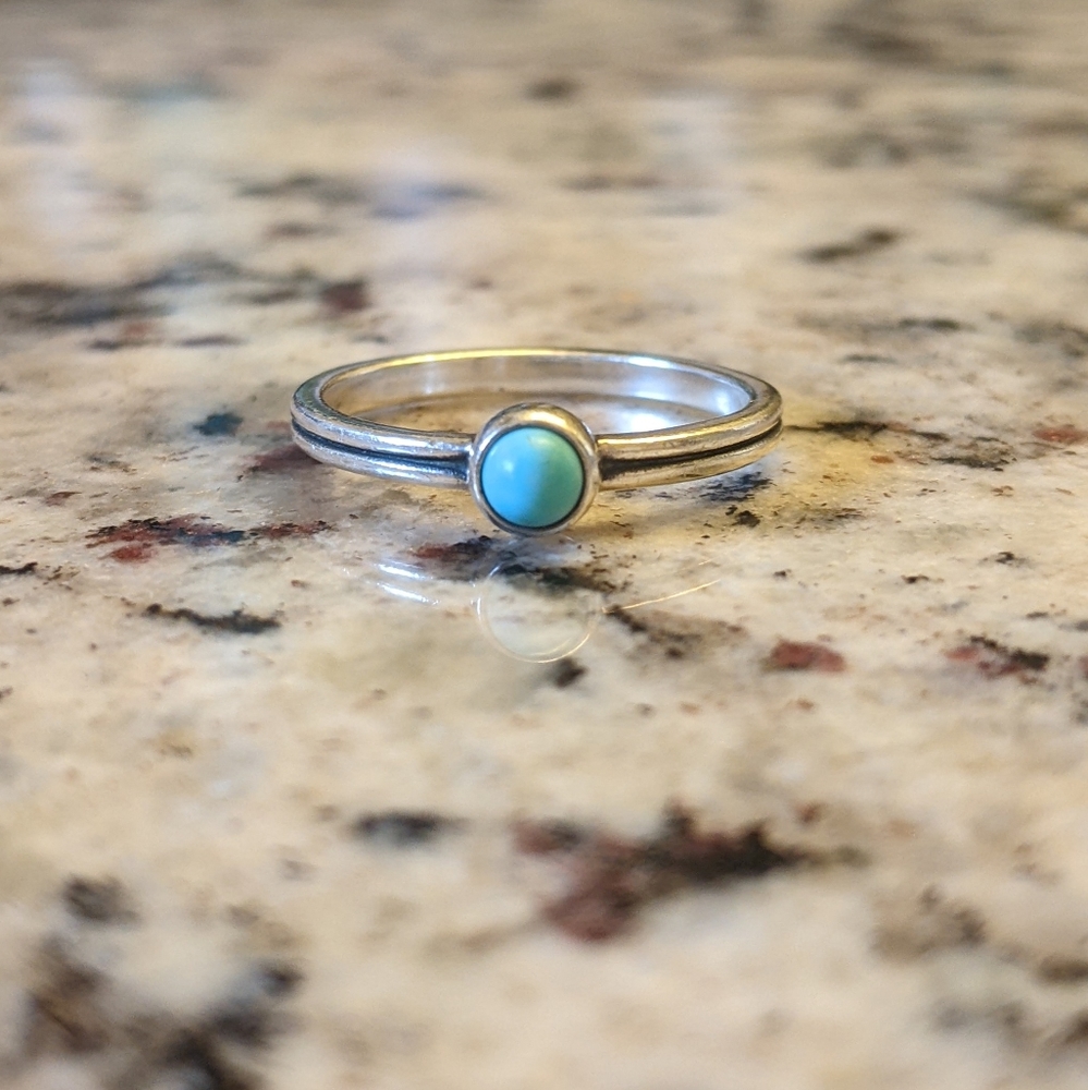 James Avery Tiny Turquoise Stackable Ring